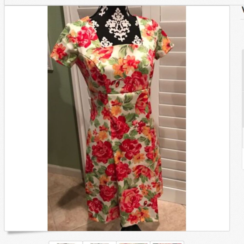 Volume One Vintage Floral Tea Dress